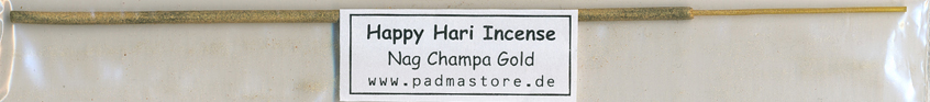 Happy Hari - Nag Champa Gold