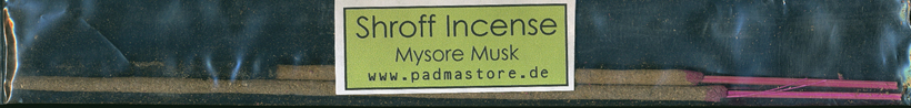 Shroff - Dry - Mysore Musk