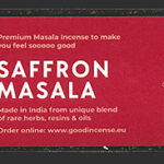 Monsoon Incense - Saffron Masala