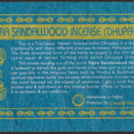 Vajra Sandalwood incense (Dhupaya)