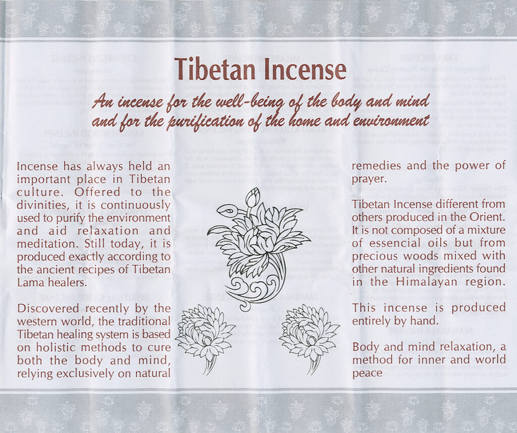 Pure Tibet - Faltblatt