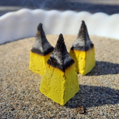 Knox cones burning