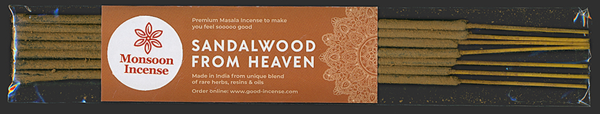 Monsoon Incense - Sandalwood - From - Heaven