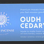 Monsoon Incense - Oudh & Cedarwood